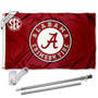 Alabama Crimson Tide Flag Pole and Bracket Kit