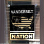 Vanderbilt Commodores Garden Flag with USA Country Stars and Stripes