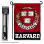 Harvard University Garden Flag and Stand