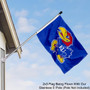 Kansas KU Jayhawks 2x3 Foot Small Flag