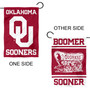 Oklahoma Sooners Logo Garden Flag and Pole Stand