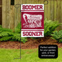 Oklahoma Sooners Logo Garden Flag and Pole Stand
