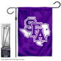 Stephen F. Austin Lumberjacks Logo Garden Flag and Pole Stand