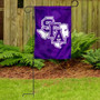Stephen F. Austin Lumberjacks Logo Garden Flag and Pole Stand