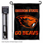 Oregon State Beavers Garden Flag and Pole Stand