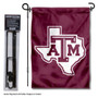 Texas A&M Aggies Lone Star Garden Flag and Pole Stand Mount