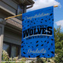 Cheyney University Wolves Congratulations Graduate Flag