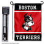 Boston BU Terriers Garden Flag and Pole Stand Holder
