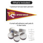 Bethune Cookman University Banner Pennant with Tack Wall Pads