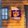 Clemson Two Sided House Flag