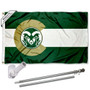 Colorado State Rams CO State Flag Pole and Bracket Kit