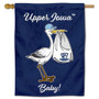 Upper Iowa Peacocks New Baby Flag