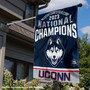 Connecticut Huskies UCONN Final Four National Champions House Flag