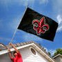 Louisiana Lafayette Rajun Cajuns Fleur Black Flag