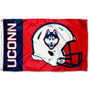 UCONN Football Helmet Flag