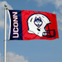 UCONN Football Helmet Flag