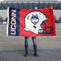 UCONN Football Helmet Flag