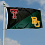 Texas Tech vs. Baylor House Divided 3x5 Flag