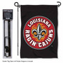 Louisiana Lafayette Ragin Cajuns Garden Flag and Pole Stand