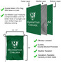 Manhattan College Academic Logo Garden Flag