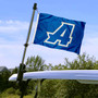 Assumption College Greyhounds Boat and Mini Flag