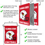 Illinois State Redbirds Helmet Yard Garden Flag