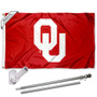 Oklahoma Sooners Flag Pole and Bracket Kit