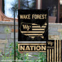 Wake Forest Garden Flag with USA Country Stars and Stripes