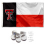 Texas Tech Red Raiders Banner Flag with Tack Wall Pads