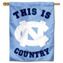 UNC This is Tar Heel Country House Flag