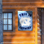 UNC This is Tar Heel Country House Flag