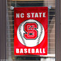 North Carolina State Wolfpack Baseball Team Garden Flag