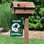 Tulane Green Wave Helmet Yard Garden Flag