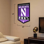 Northwestern Wildcats Heritage Logo History Banner