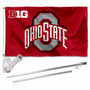 Ohio State Buckeyes Flag Pole and Bracket Kit