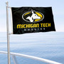 Michigan Tech Huskies Boat and Mini Flag