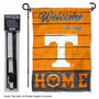 Tennessee Volunteers Welcome Home Garden Flag and Flagpole