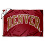 Denver Pioneers Boat and Mini Flag