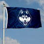 Connecticut Huskies Blue Flag