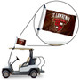 St. Lawrence Saints Golf Cart Flag Pole and Holder Mount