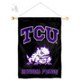 Texas Christian Horned Frogs Banner with Suction Cup Hanger