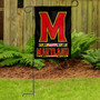 Maryland Terrapins Logo Garden Flag and Pole Stand
