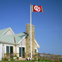 Oklahoma Sooners Throwback Vault Logo Flag