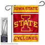 Iowa State Logo Garden Flag and Pole Stand