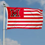 Miami Redhawks Stripes Flag