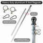 Hurricanes White Flag Pole and Bracket Kit