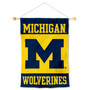 Michigan Wolverines Banner with Suction Cup Hanger