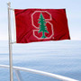 Stanford Cardinal Boat and Mini Flag