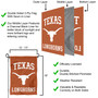 Texas Longhorns Wordmark Garden Flag