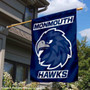 Monmouth Hawks Logo Double Sided House Flag